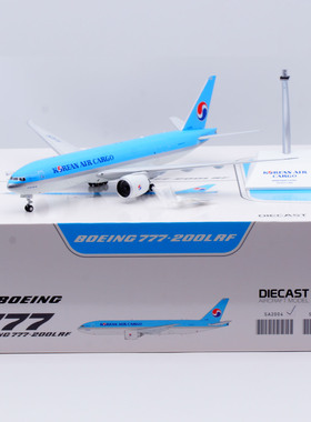 Jcwings 1/200 合金飞机模型 大韩航空货机 B777F HL8251