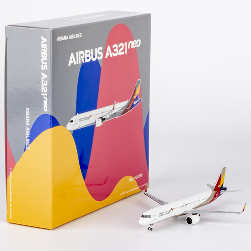 合金飞机模型韩亚航空A321neo