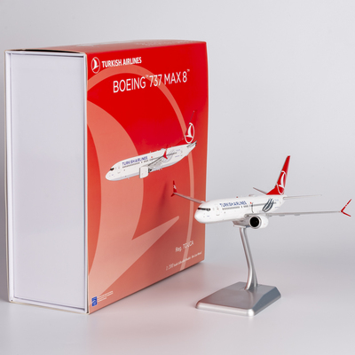 NGmodel 1:200 合金飞机模型 土耳其航空B737 MAX8 TC-LCA TC-LCB