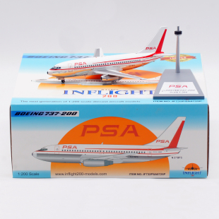Inflight 1:200 飞机模型 合金 太平洋西南航空 B737-200 N378PS