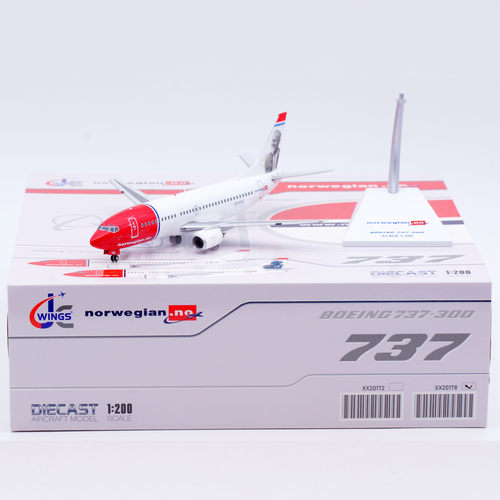 合金飞机模型挪威航空B737