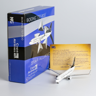 合金飞机模型B737-800