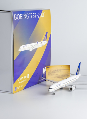 NGmodel 1:200 合金飞机模型 美国航空 B757-200 N12125