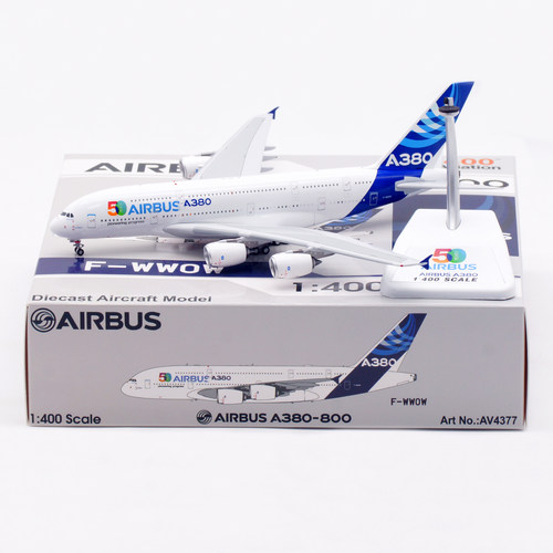 Aviation 1：400 合金飞机模型  空客原厂 A380 F-WWOW