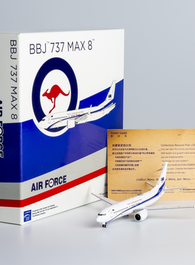 NGmodel 1:400合金飞机模型 澳大利亚皇家空军 B737 MAX8 A62-001
