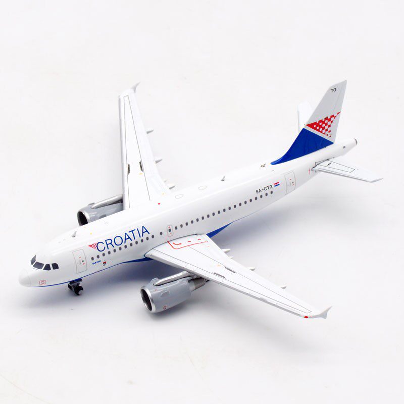 1:400 jc wing 合金 客机模型 克罗地亚航空 空客a319 9a-ctg