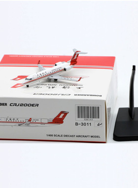 1:400 JC Wings 合金 飞机模型  上海航空CRJ-200ER B-3011
