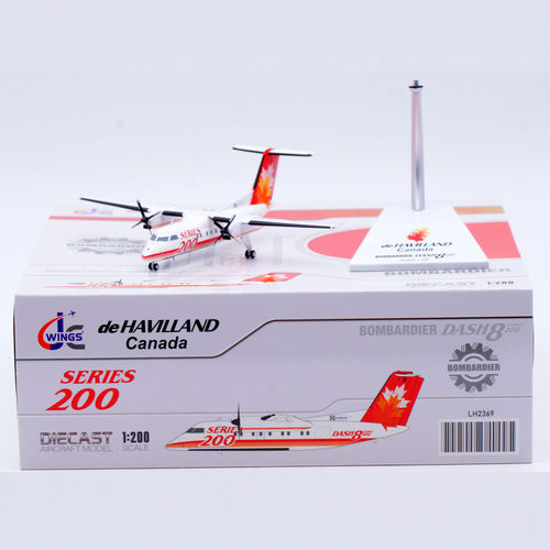 Jcwings 1/200 合金飞机模型 加拿大航空 冲八 C-GGMP