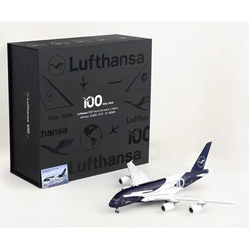 SQ Wings 1:200 合金飞机模型  汉莎航空 A380  D-AIMH 100周年