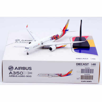 JC Wings 1:400合金飞机模型 韩亚航空 A350-900XWB HL8381 襟翼