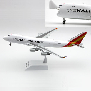 Jcwings 1/200 合金飞机模型 卡里塔航空 B747-400F N403KZ 开鼻