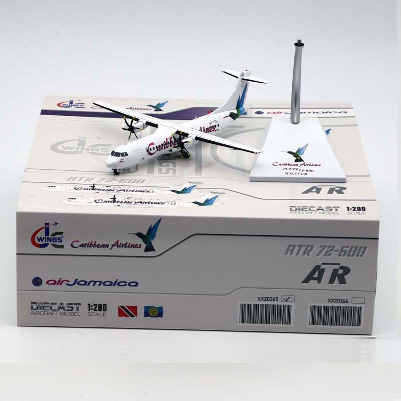 飞机模型合金加勒比航空ART72