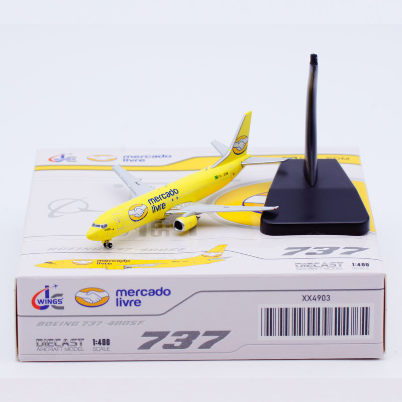 1:400 JC Wings 合金 客机模型  Mercado Livre B737-400F PR-SDM