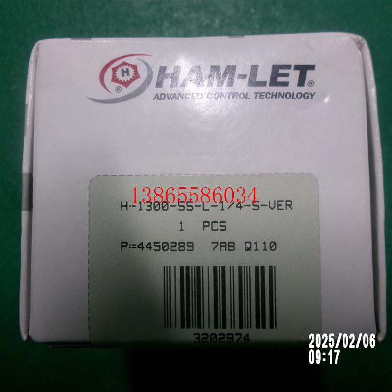 议价HAM-LET 针阀H1300-SS-L-1/4-S-VER
