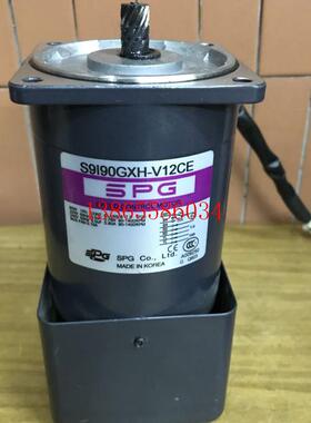 议价SPG韩国S9I90GXH-V12CE调速电机 可配S9KC减速器 拆机 现货