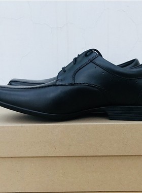 英国其乐Clarks Forbes Over男正装皮鞋商务休闲鞋黑色