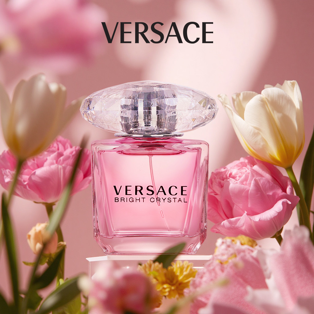 Versace/范思哲明亮香恋粉水晶钻女士淡香水清新轻奢官方正品