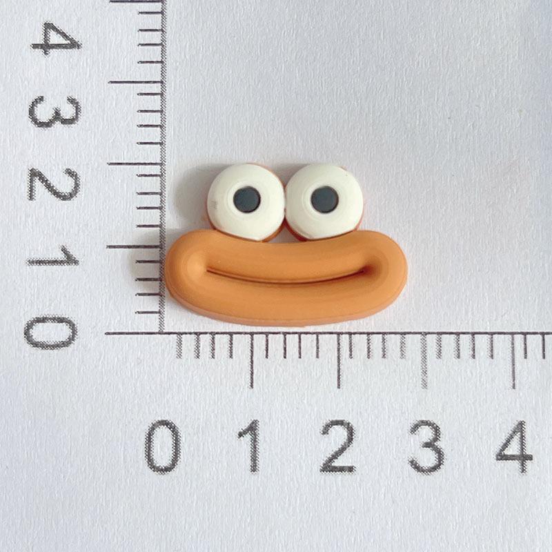 卡通搞怪彩色香肠大嘴diy奶油手工发夹手机树脂立体贴片饰品配件