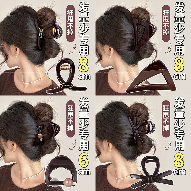 盘发发夹女2025新款高端