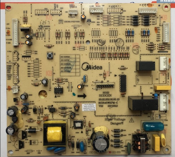 原装对开门美的冰箱电脑板BCD-545WKPM-C HGFM-252A