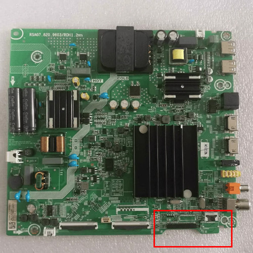 海信HZ55A55E/E3D HZ55A55E 55A52E主板RSAG7.820.9603 黑接口