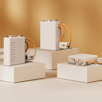 幻响S8小小宝移动电源22.5w快充充电宝10000毫安充电聚合物白色轻薄便携大容量适用于小米苹果双向快充年货