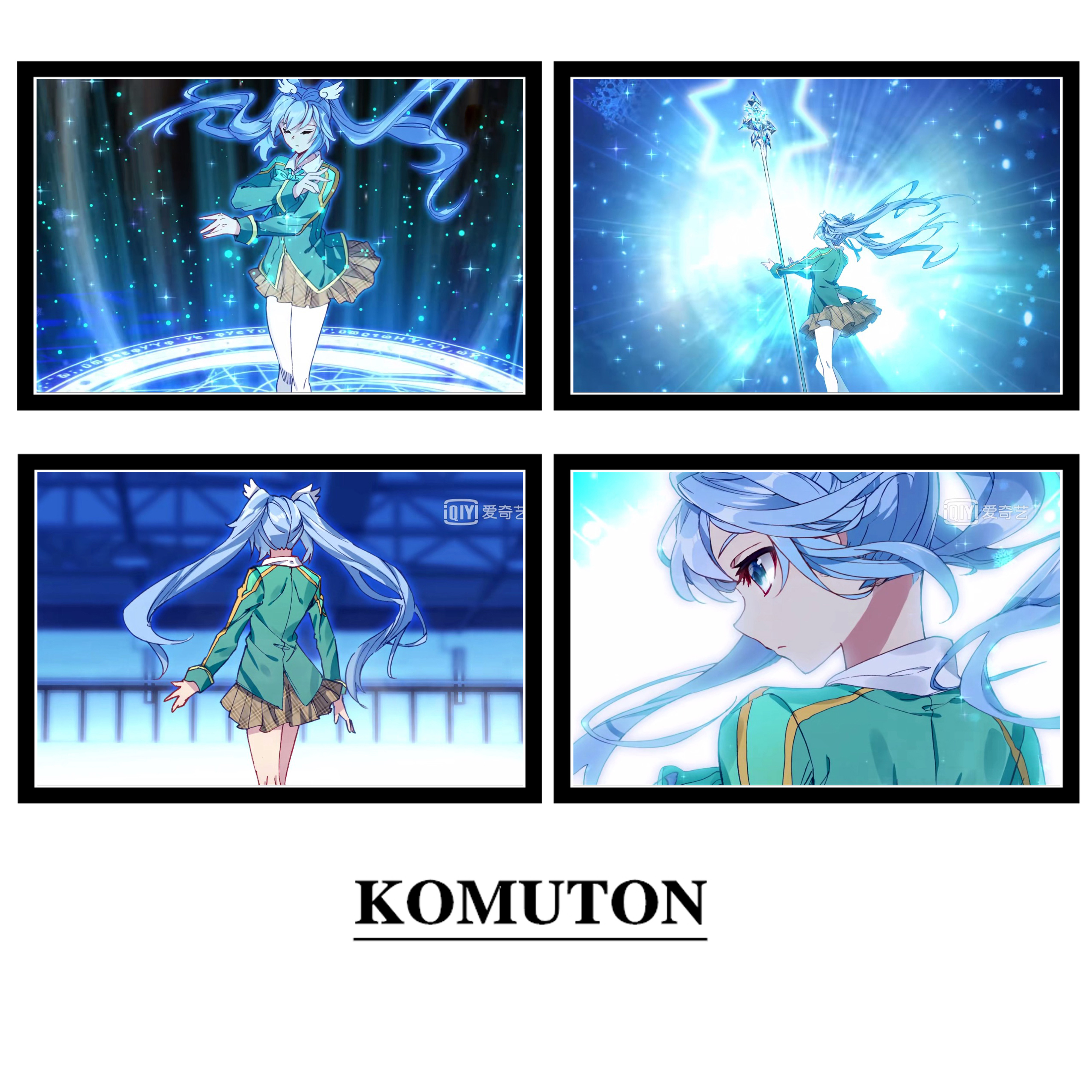 斗罗大陆龙王传说许小言冰系角色减压填色diy数字油画儿童手绘画