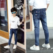 Quần áo trẻ em quần bé trai 2019 xuân hè mới phiên bản Hàn Quốc của quần jeans trẻ em nam quần dài bé ngoại - Quần jean