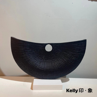 凯莉印象横向摆件装饰柜中古田园简约摆设饰品样板房酒店雕塑摆件