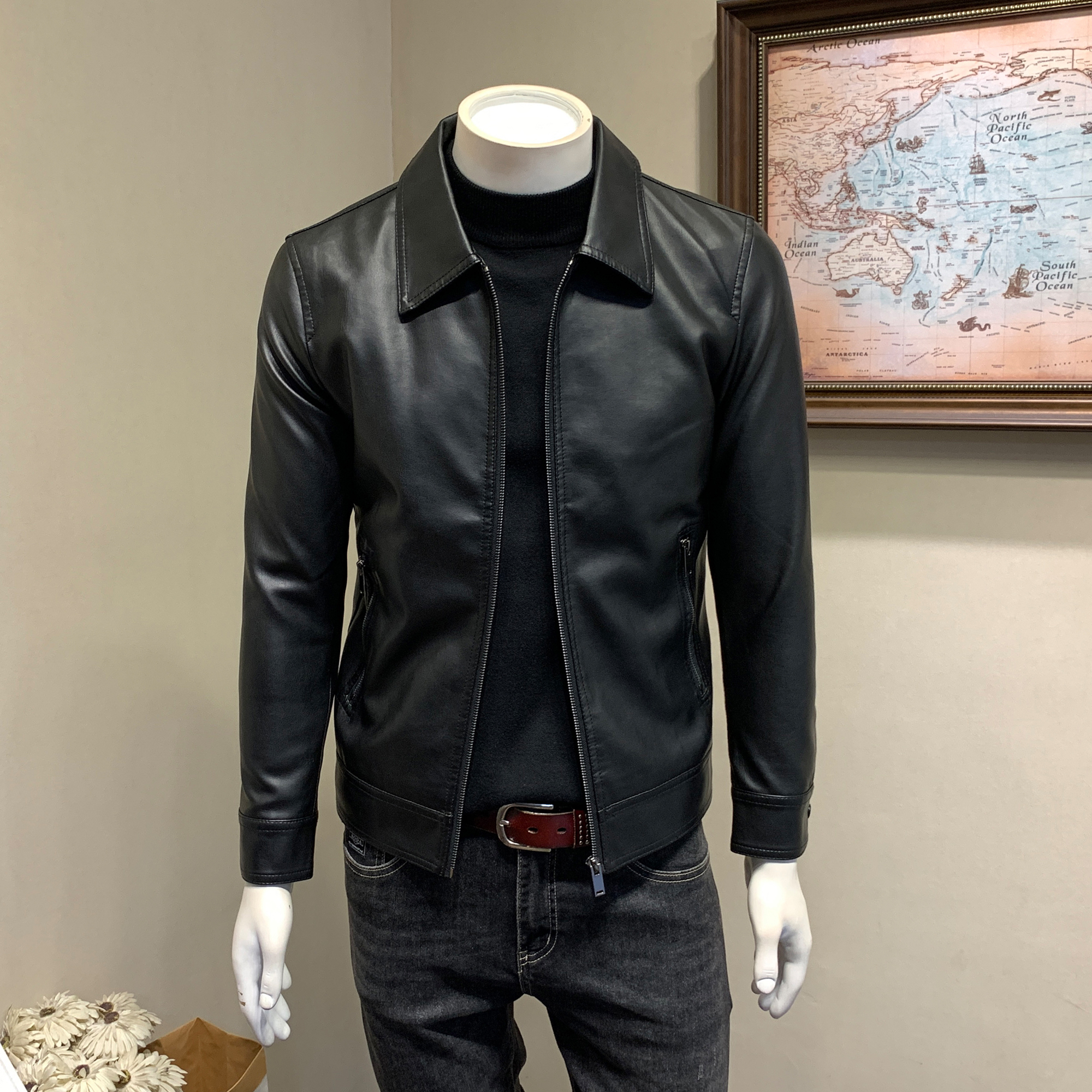 Musstosi都市休闲皮衣