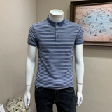 Летняя футболка polo, короткий рукав, в корейском стиле