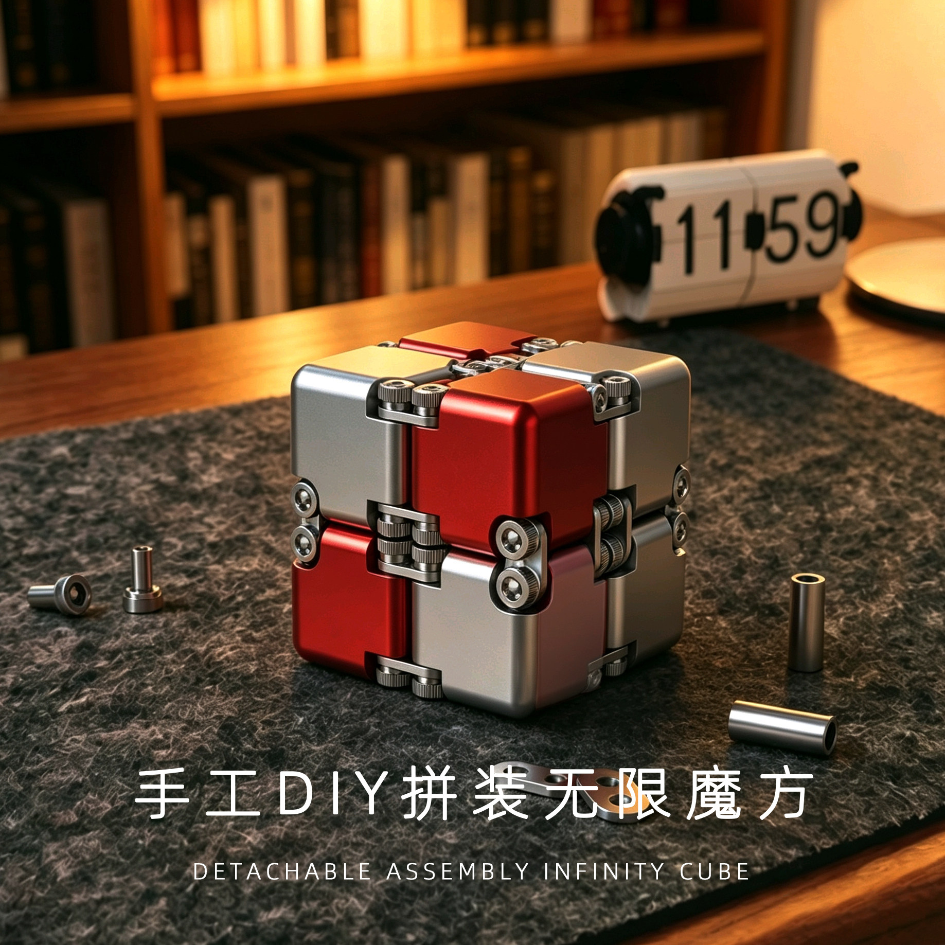 创意解压拼装无限魔方生日礼物
