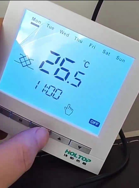 环都拓普holtop新风系统开关面板温控器控制器HDK-08S
