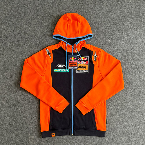适用KTM厂队服A星红牛连帽卫衣