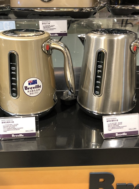 Breville 铂富 BKE735豪华型不锈钢电热水壶烧水壶 双层防烫1.7L