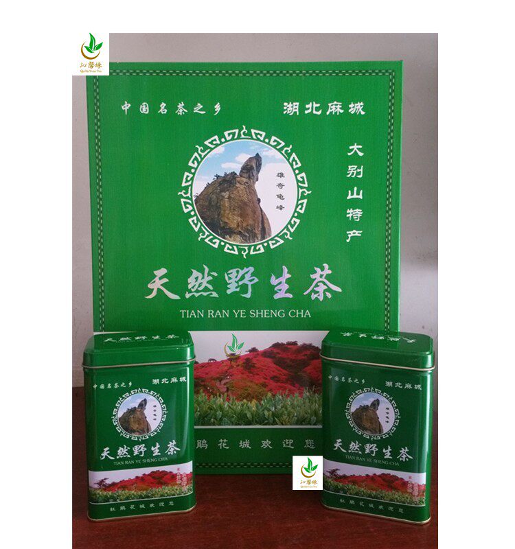 麻城茶叶湖北麻城特产龟山茶叶天然野生茶叶岩绿茶500克