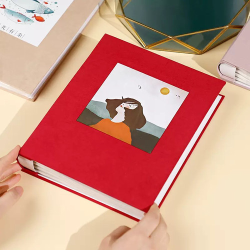 大6寸相册大容量插页式4D200张照片影集过塑6寸布面相册家庭宝宝