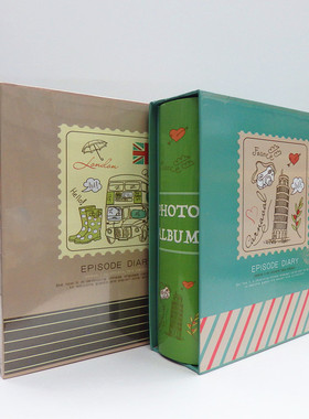 过塑插页式6寸相册300张大容量4R情侣家庭大本影集宝宝成长相簿