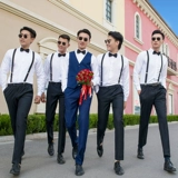 Brother, классический костюм, летний костюм, свадебное платье, рубашка, подтяжки, комплект, 3 предмета