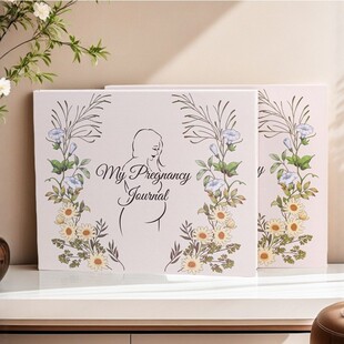 孕妇产检记录跨境线圈本照片收纳册日程本孕妈妈孕期档案a4本子