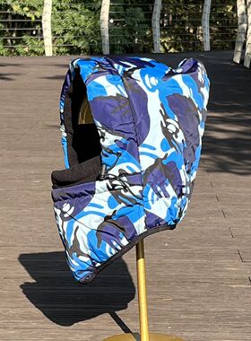 男士护脖迷彩抓绒防水防风雷锋帽