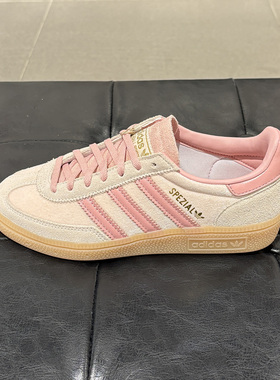 三叶草HANDBALL SPEZIAL男女低帮牛皮革德训鞋休闲鞋JR3645 3646