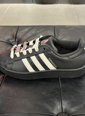 三叶草SUPERSTAR II贝壳头2代金属色质感休闲鞋板鞋IH1628 1629