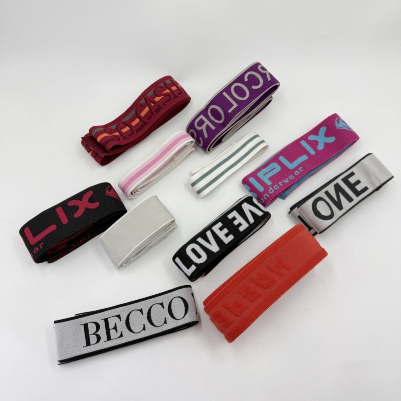 2.5cm3cm4cm宽特柔软提花松紧带 彩色加厚尼龙橡筋宝宝内衣裤腰带