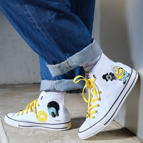 代购 Converse x Minions Chuck Taylor All Star联名小黄人板鞋