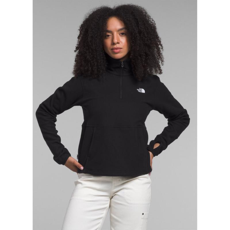 THE NORTH FACE北面女士抓绒衣保暖透气防风户外上衣立领长袖