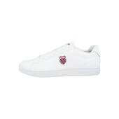 代购 白色 休闲圆头低帮防滑网球帆布鞋 K·SWISS 盖世威男士