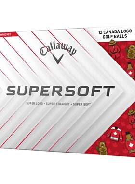代购Callaway SUPERSOFT 加拿大维多利亚日限量高尔夫球