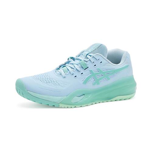海外代购Asics/亚瑟士女士网球鞋侧向支撑耐磨防滑网眼拼接低帮