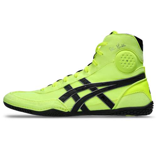 代购Asics DAN GABLE EVO 3亚瑟士摔跤鞋防滑透气荧光黄比赛训练